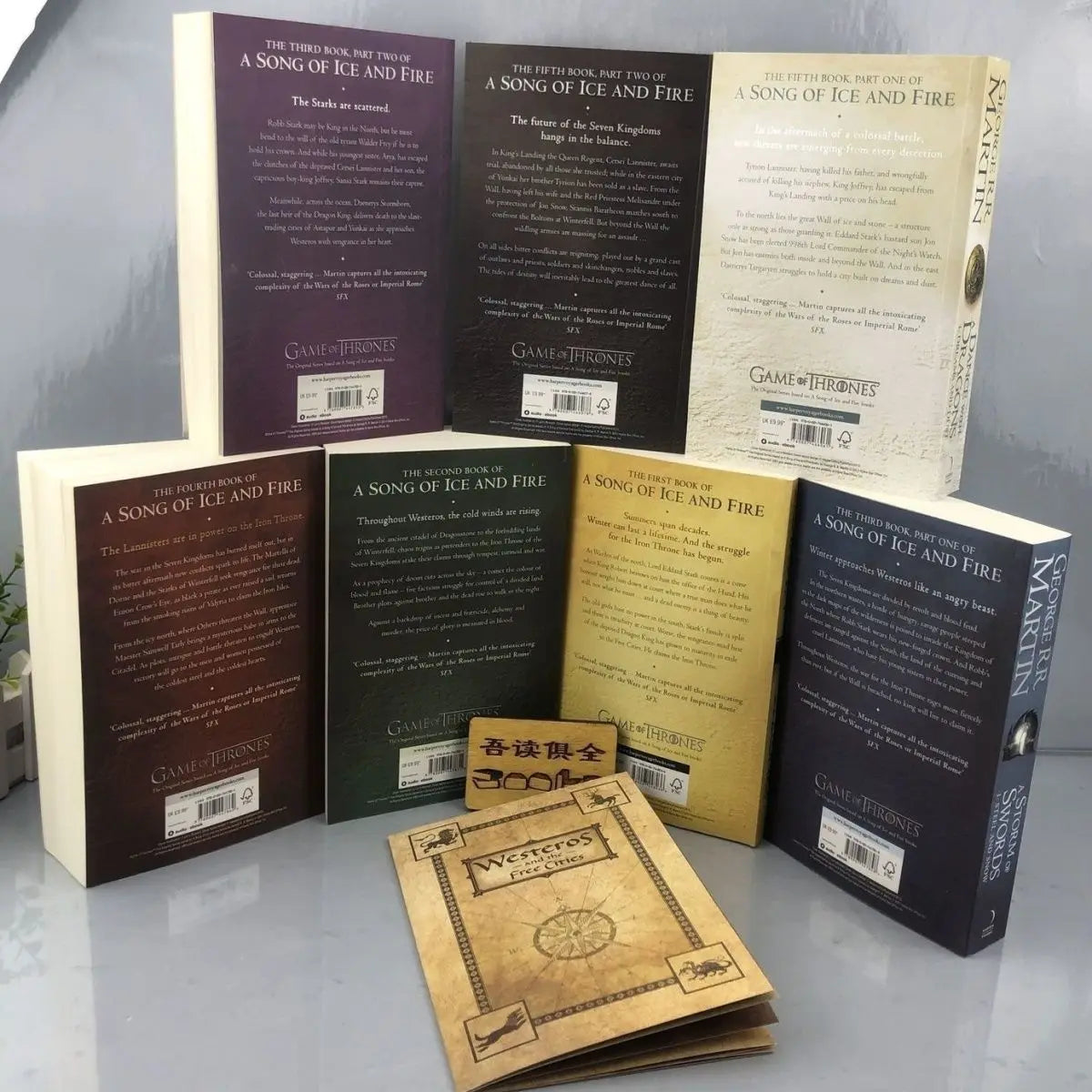 ๐ A Song of Ice and Fire 7-Book Box Set โ Complete George R. R. Martin Series in English | Game of Thrones Fantasy Collection