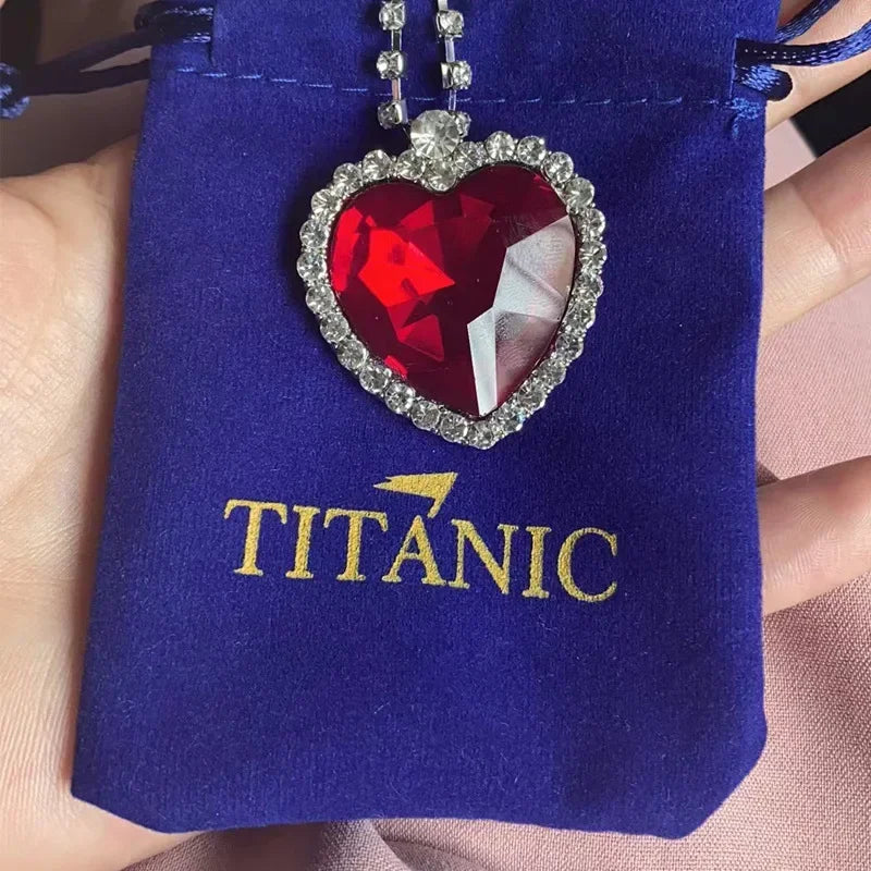 💎 Titanic's Heart of the Ocean Necklace