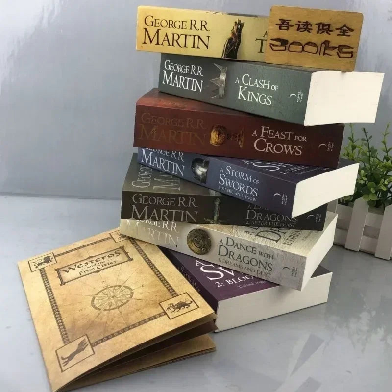 ๐ A Song of Ice and Fire 7-Book Box Set โ Complete George R. R. Martin Series in English | Game of Thrones Fantasy Collection