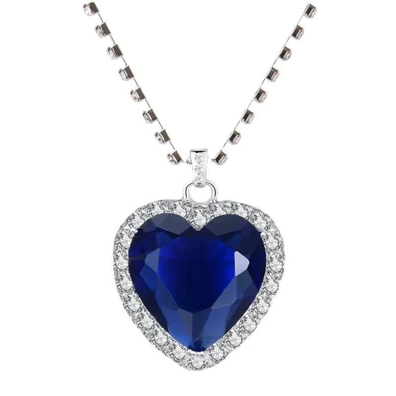 💎 Titanic's Heart of the Ocean Necklace