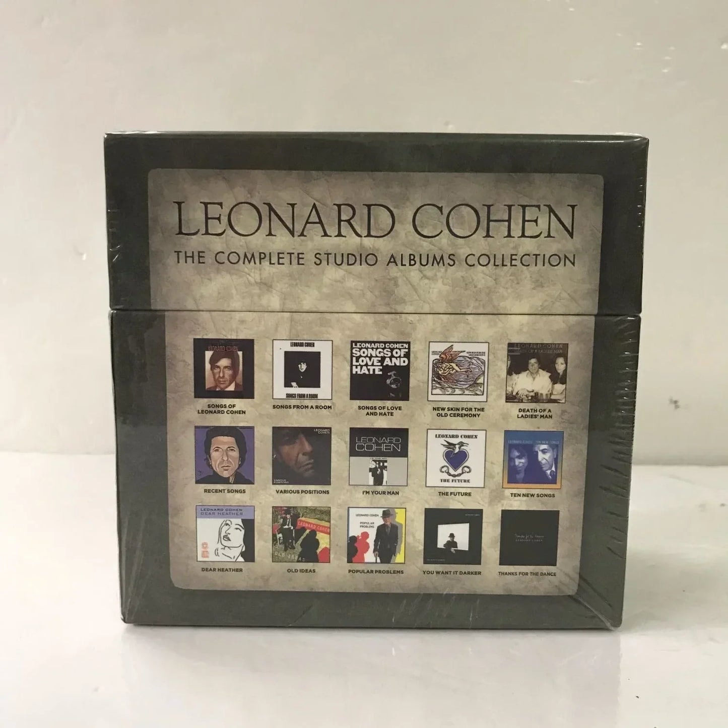 💿 Leonard Cohen 15-CD Collector's Edition Box Set – Complete Studio Albums Collection (Hallelujah, Suzanne, Famous Blue Raincoat)