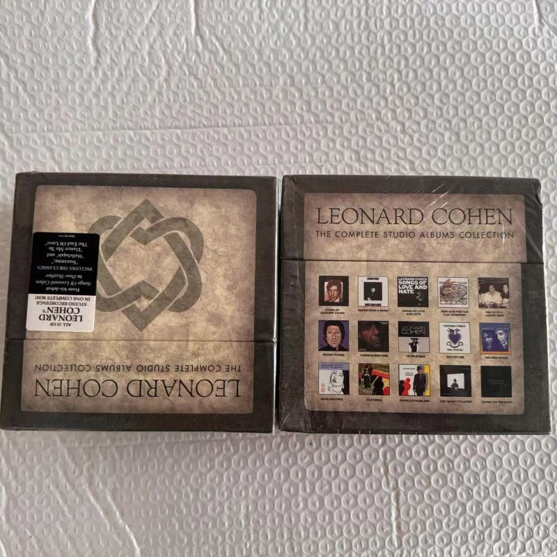 💿 Leonard Cohen 15-CD Collector's Edition Box Set – Complete Studio Albums Collection (Hallelujah, Suzanne, Famous Blue Raincoat)