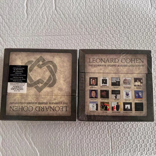 💿 Leonard Cohen 15-CD Collector's Edition Box Set – Complete Studio Albums Collection (Hallelujah, Suzanne, Famous Blue Raincoat)